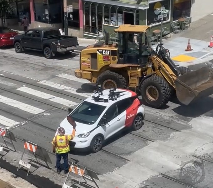 WATCH: Driverless Chevrolet Bolt Gets Confused In Construction Zone - Blocks Traffic